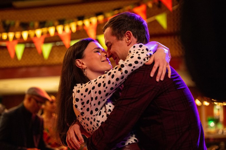 Aisling Bea and Tobias Menzies