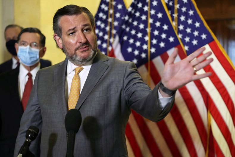 Senator Ted Cruz Speaks to the Press