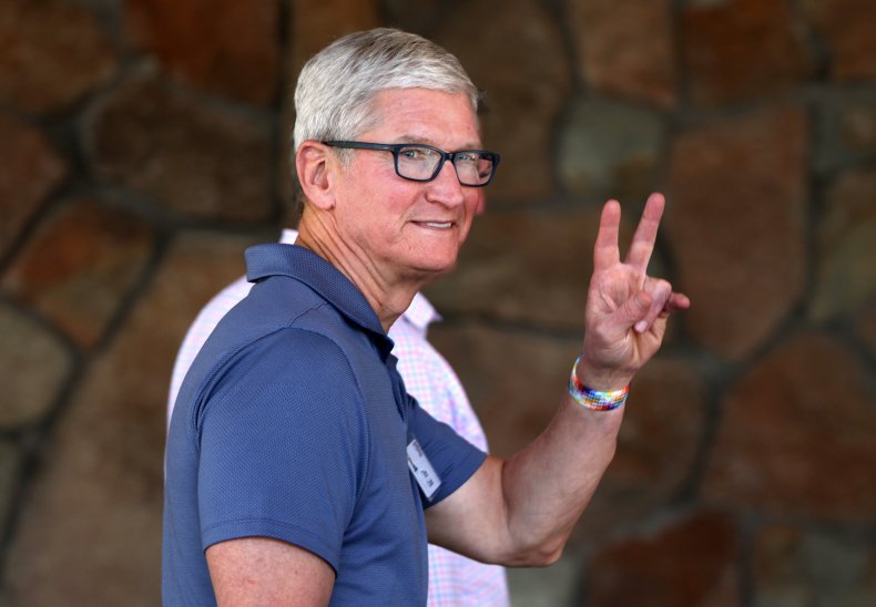 Tim Cook at Sun Valley event. 