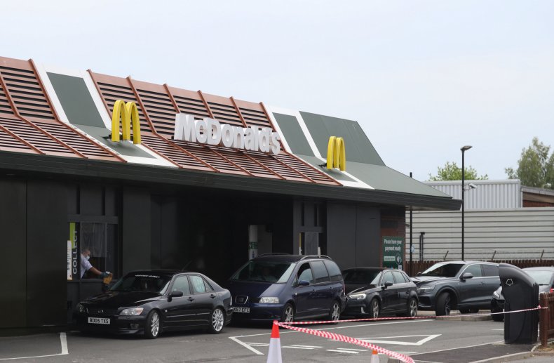 Woman arrested McDonald's drive-thru