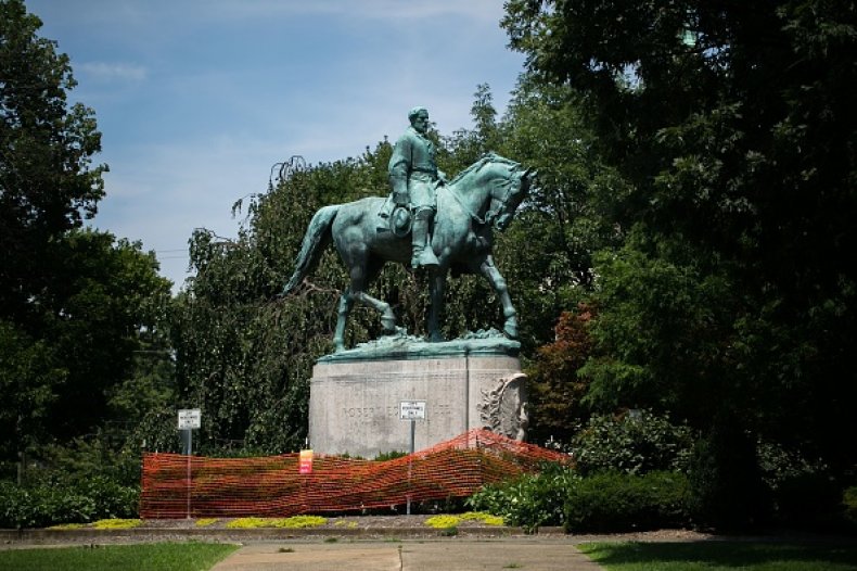 Charlottesville Unite the Right Confederate Statue