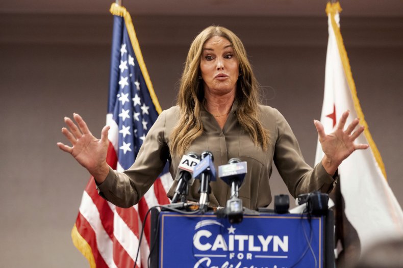 Caitlyn Jenner During News Conference
