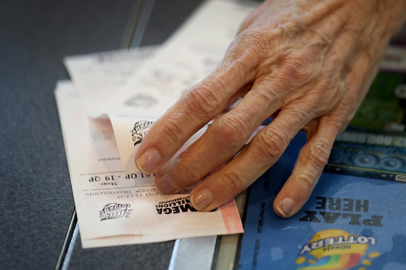Mega Millions lottery ticket
