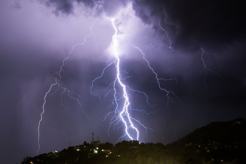 Lightning strike