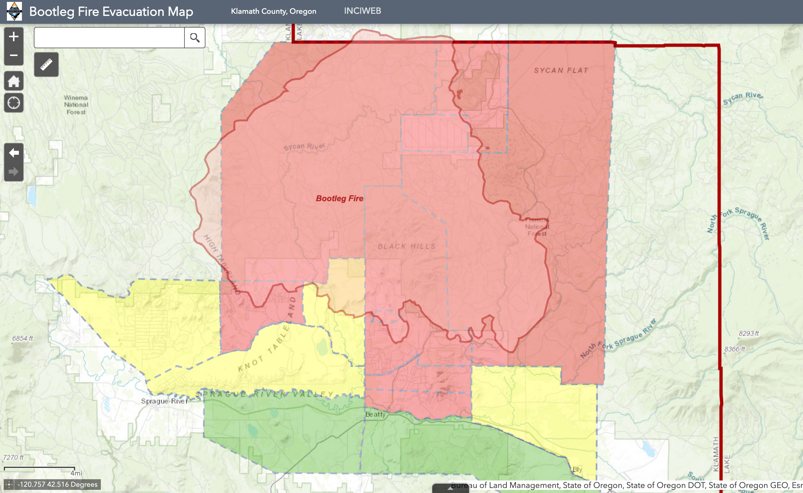 Deschutes County Gis Interactive Map Oregon Wildfire Map, Update As Grandview Blaze Rapidly Spreads