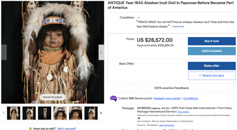 Alaskan Inuit Doll ($28,000)