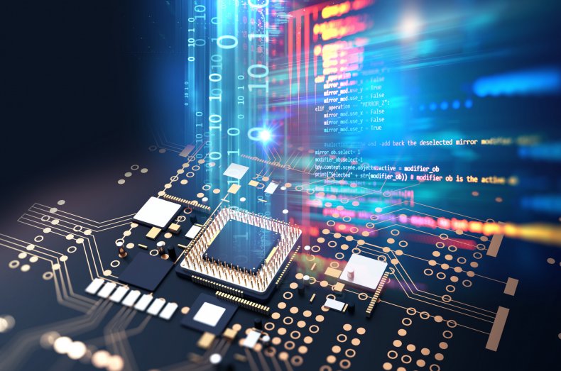 Motherboard stock photo