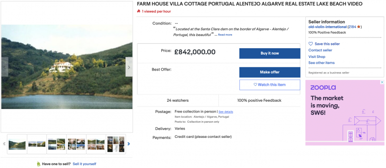 Farmhouse villa cottage in Portugal's Algarve ($1,166,100)