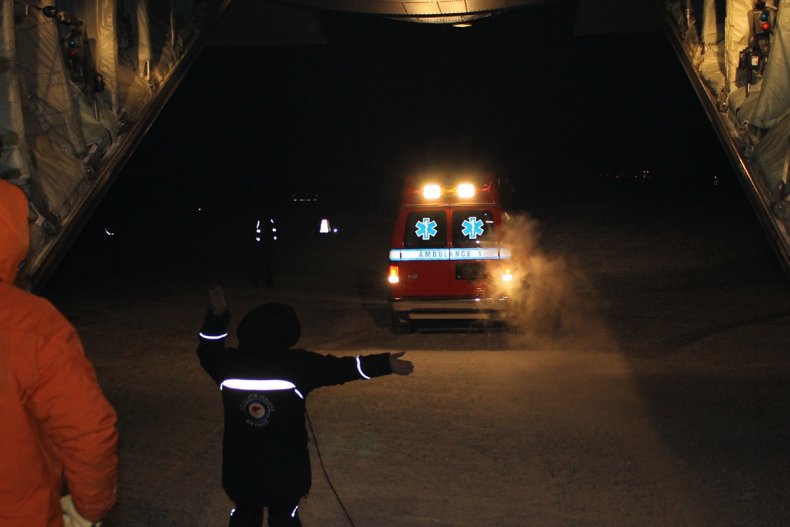 The McMurdo research station medevac mission