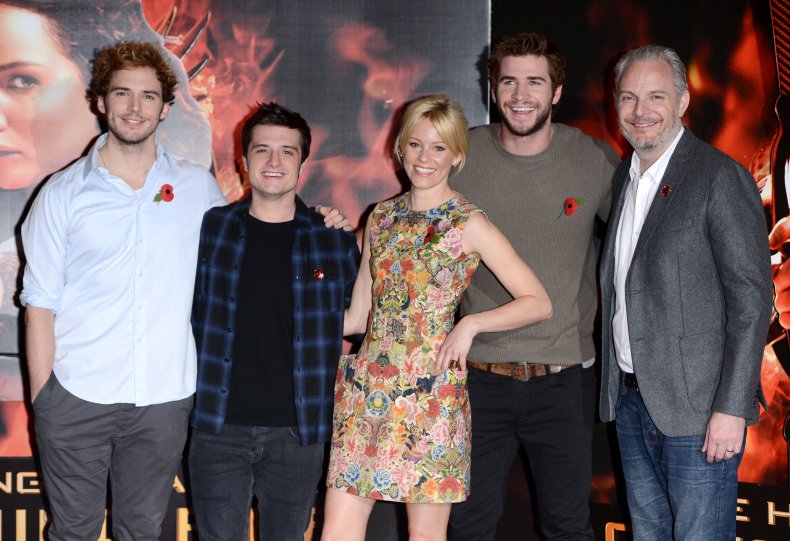 Cast of "The Hunger Games: Catching Fire"