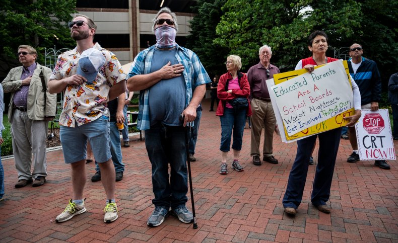 Critical Race Theory Protest