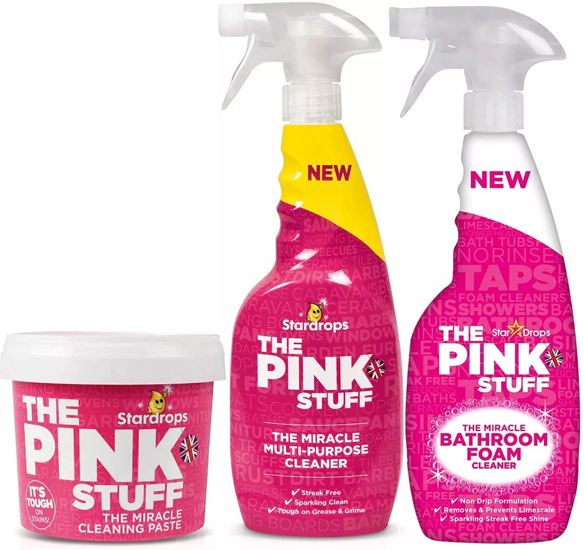 10 areas of the home you can clean with the viral £1.50 Pink Stuff
