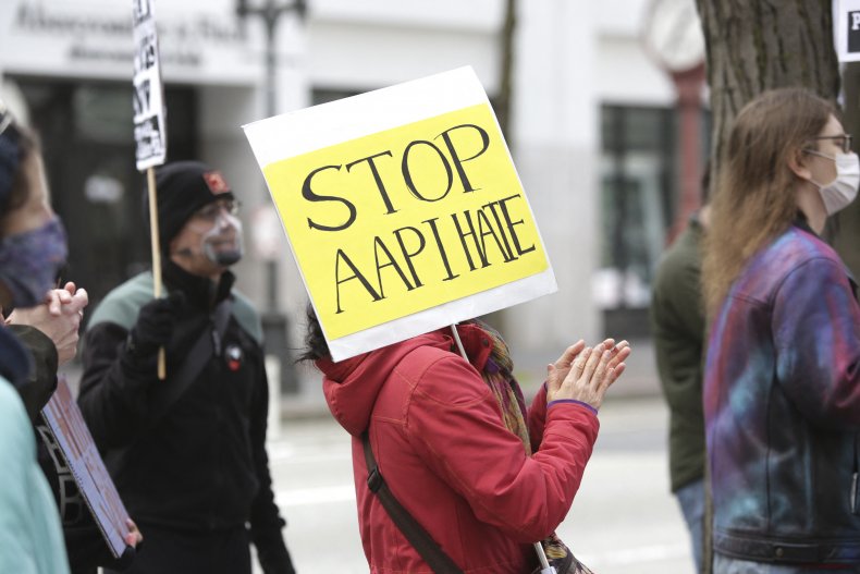 Stop AAPI hate sign