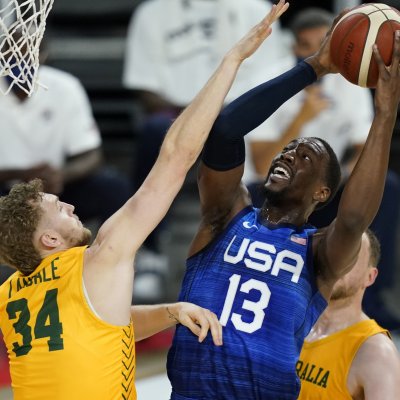 Bam Adebayo of Team USA Bam Adebayo of Team USA