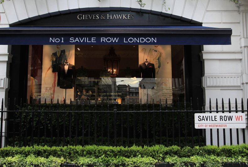 Savile Row à Londres 
