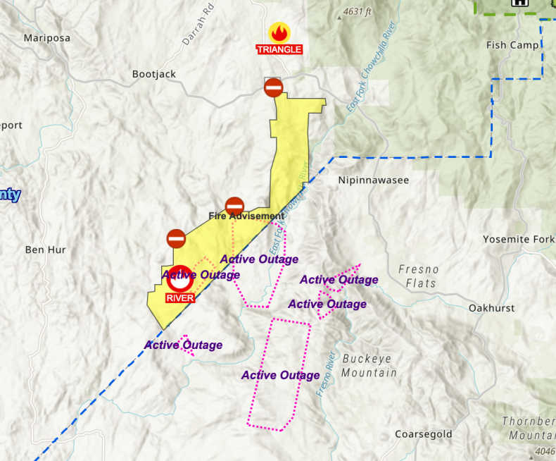 California Fire Map, Update as River Fire Ravages 9,000 Acres