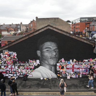 Marcus Rashford mural Marcus Rashford mural
