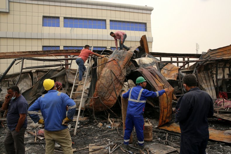 Fire Rescue Iraq Hospital