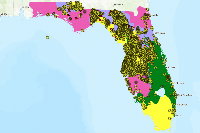 Florida sinkhole map