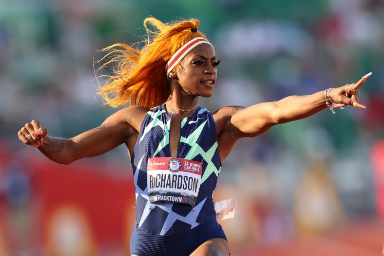 Sha'Carri Richardson Running