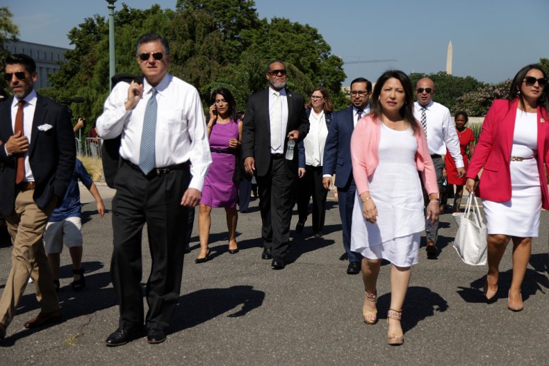Texas Democrats seek support for voting rights