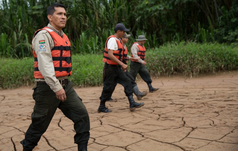 Madidi park ranger Marcos Uzquiano