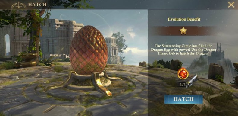 A Dragon Egg in King of Avalon