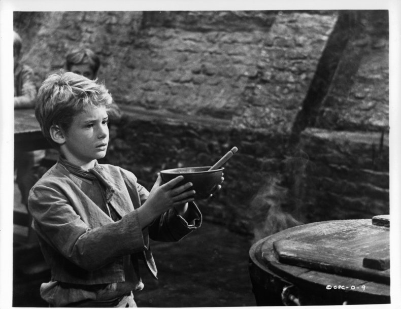 Mark Lester in Oliver!