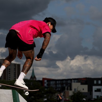US skateboarder Nyjah Huston