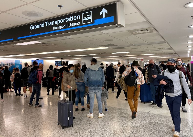 Airport Crowds