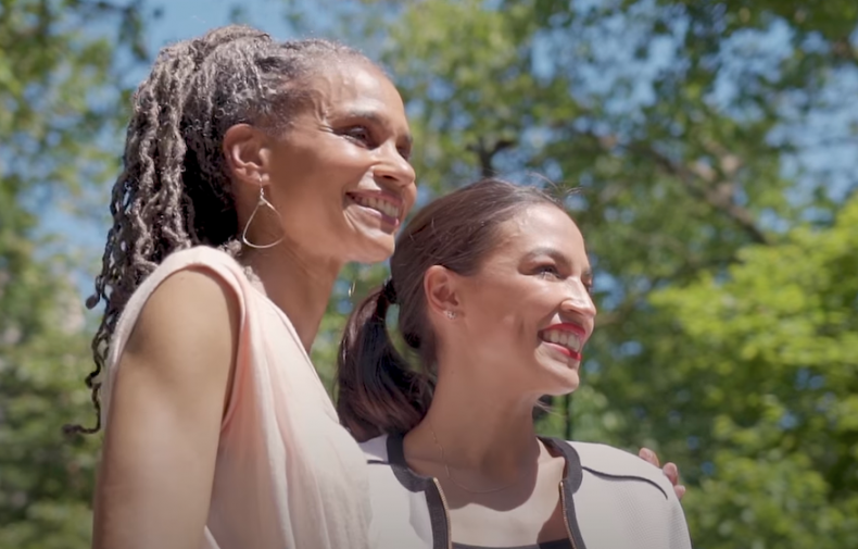 Maya Wiley and AOC