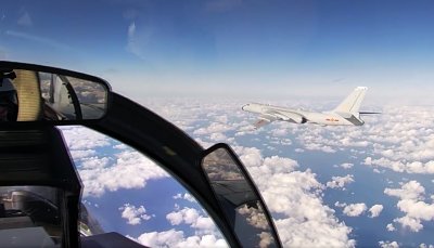 Chinese Bomber Joins Russian Air Exercise