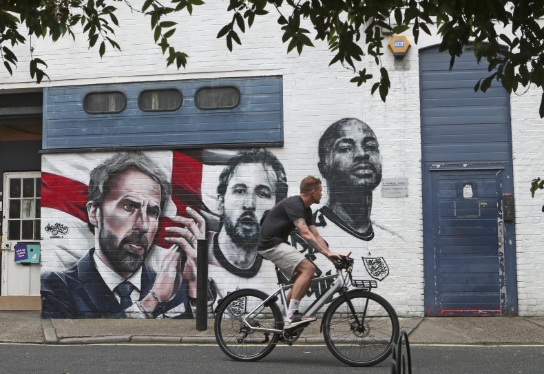 Soccer mural