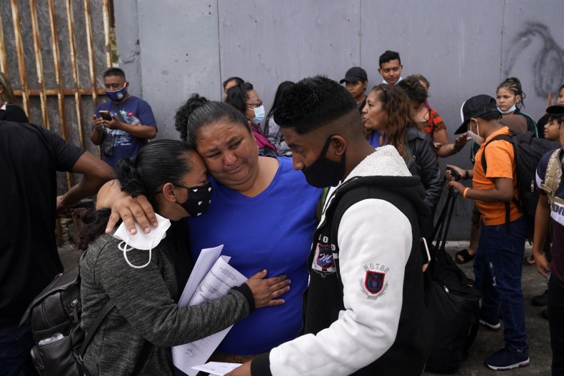 Migrant family