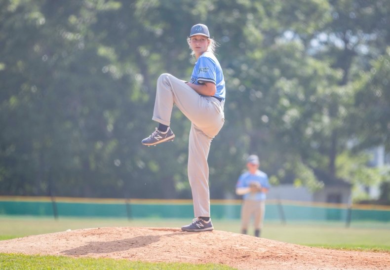 Lyszczyk on the mound