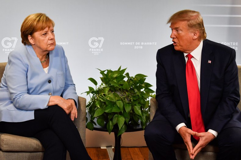 Angela Merkel Meets Donald Trump in 2019