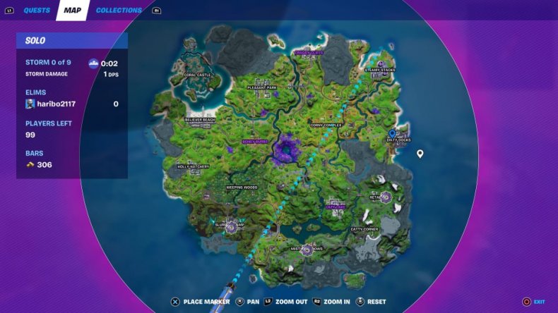 The Fortnite Season 7 Map