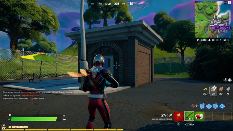Joey's Spawn Point at Dirty Docks