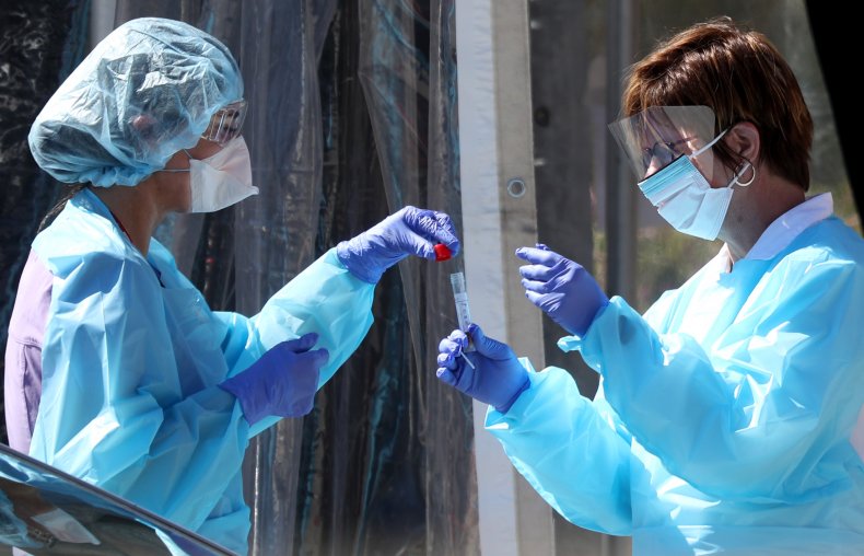 COVID samples being carried.