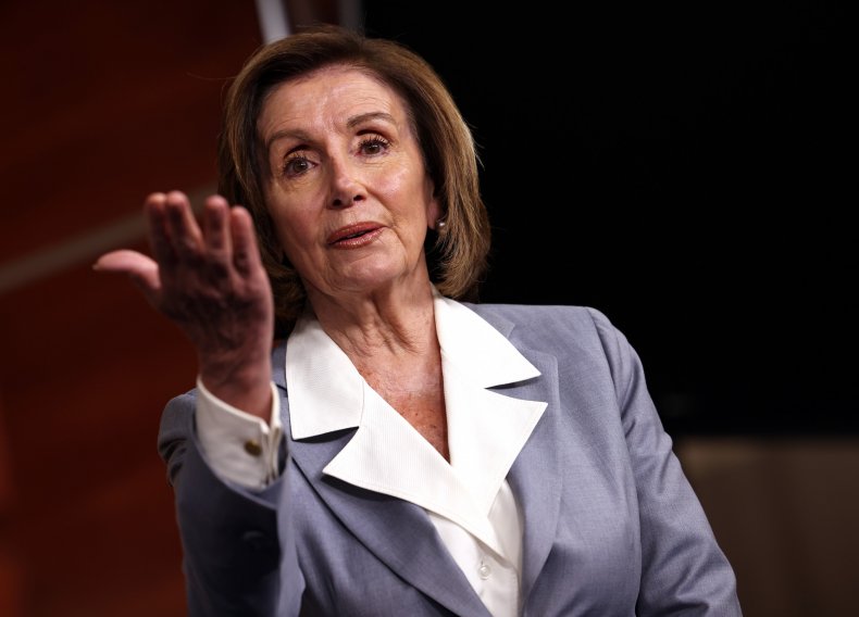 Nancy Pelosi Speaks at a Press Conference