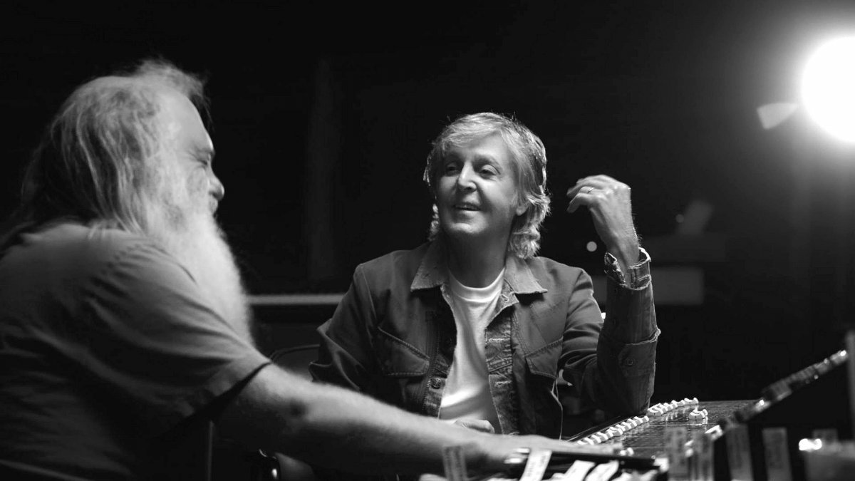 Rick Rubin and Paul McCartney