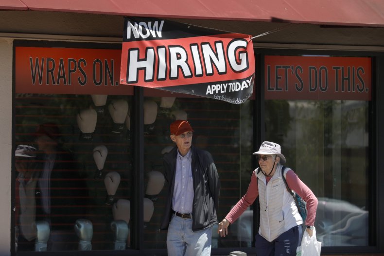 Now Hiring Sign