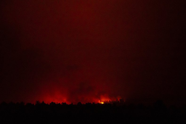 Wildfires Reach Size of Rhode Island