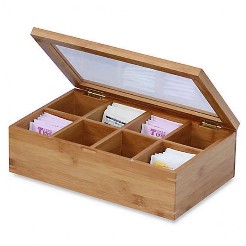 best home organization products tea box