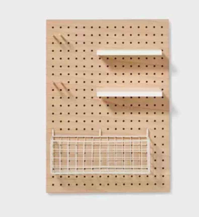 best home organization products pegboard