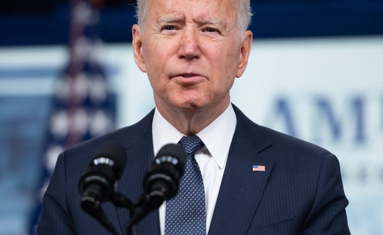 President Joe Biden speaks