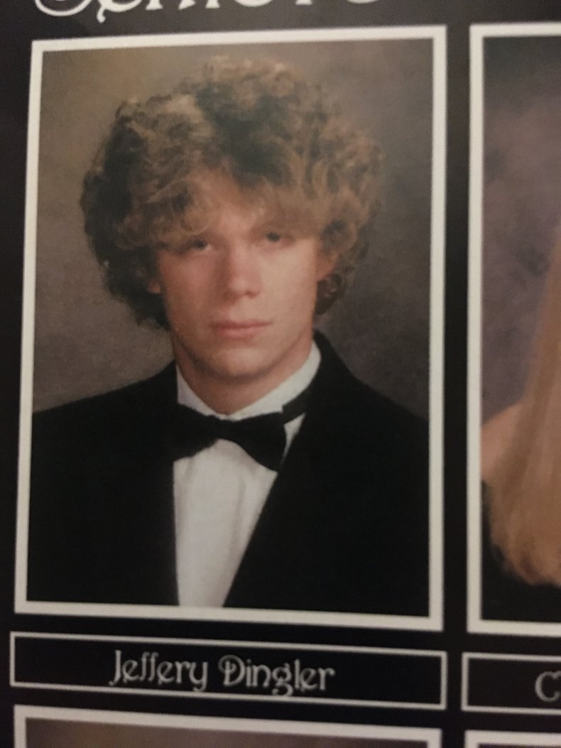 The author in high school