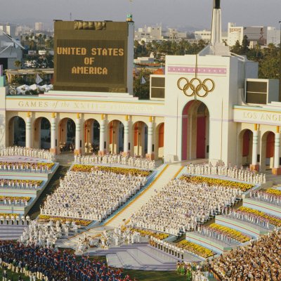 Opening ceremony Los Angeles 1984 Opening ceremony Los Angeles 1984