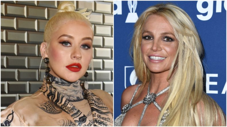 Christina Aguilera and Britney Spears