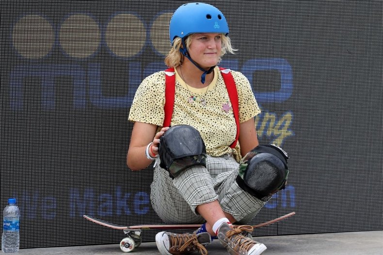 US skateboarder Bryce Wettstein